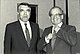Unterrichtsminister Dr. Helmut Zilk besucht Landeshauptmann Dr. Herbert Keßler 22.07.1983