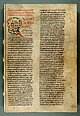Beginn aus De bello Judaico von Falvius Josephus (um 1170)
