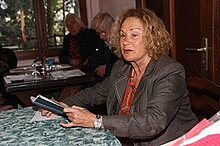 Eveline Hasler bei der Literaturreise des Felder-Vereins 2012 ins Tessin. Foto: Helmut Kuster