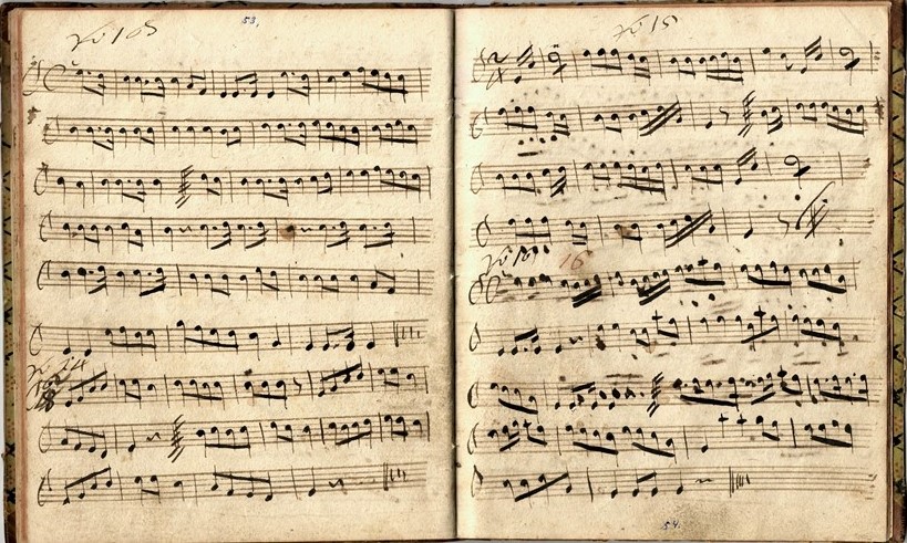 Musikantenhandschrift Meusburger, um 1800